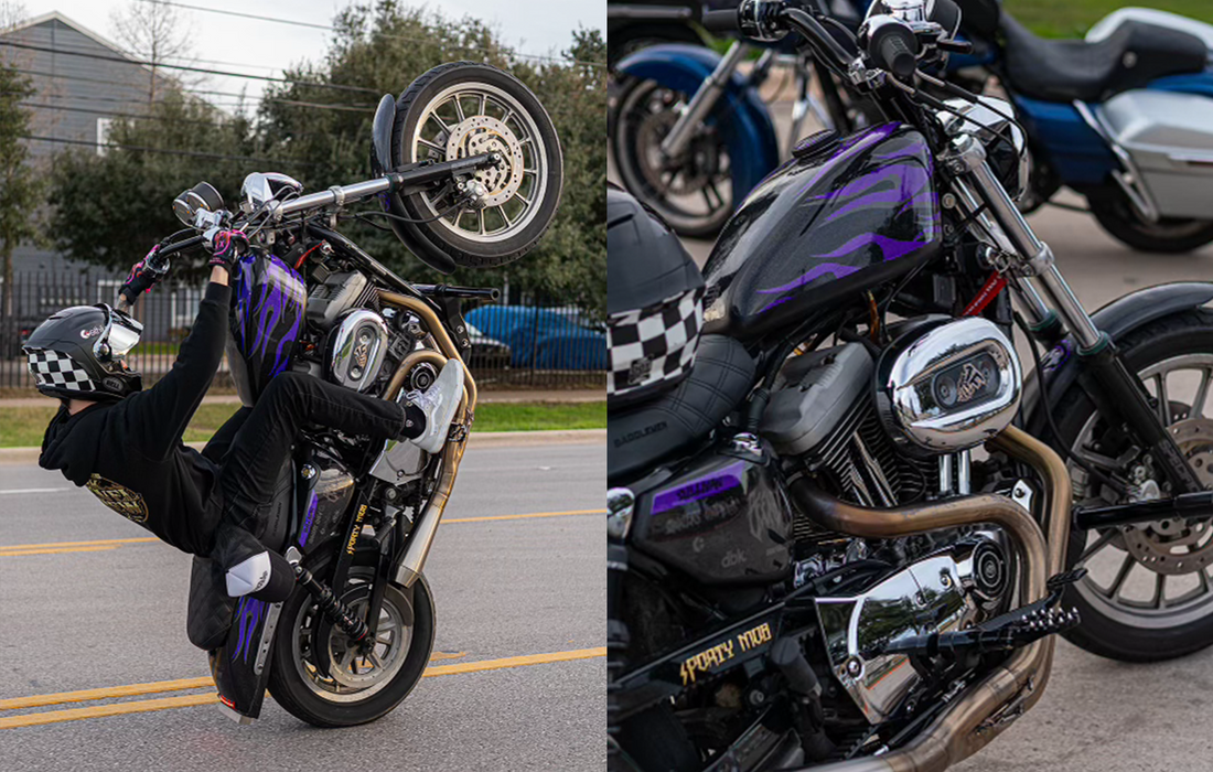 Roaring Adventures: Stunt Riding Harley Davidsons with Custom Graphic Decal Kits