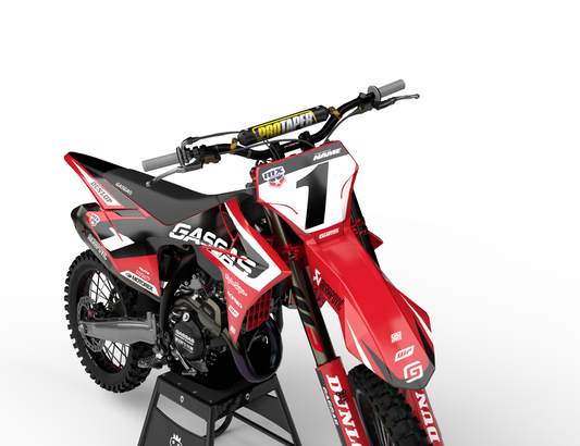 VISUAL BLACK-WHITE - FULL GRAPHICS KIT