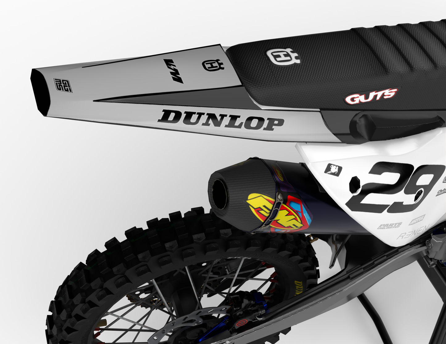 POWER GREY - FULL GRAPHICS KIT