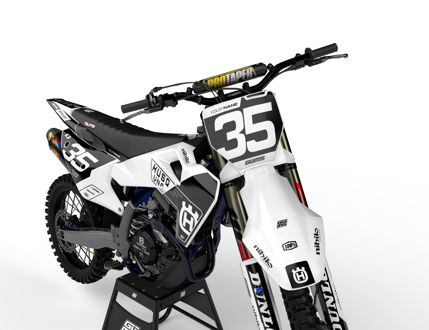RAILS BLACK - FULL GRAPHICS KIT