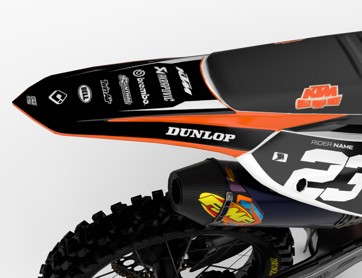 MOMENTUM BLACK - FULL GRAPHICS KIT