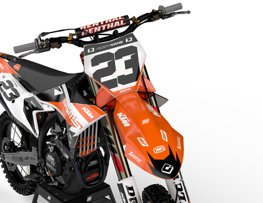 MOMENTUM ORANGE - FULL GRAPHICS KIT