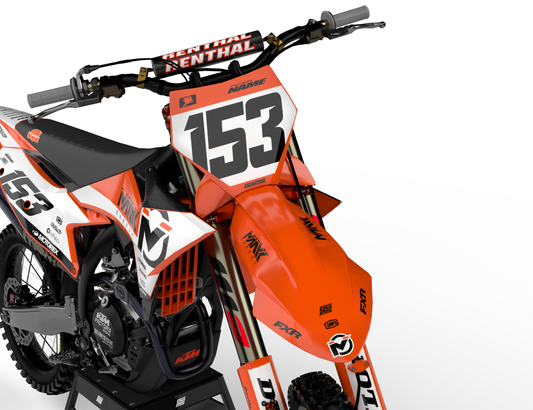 SPLIT WHITE - FULL GRAPHICS KIT