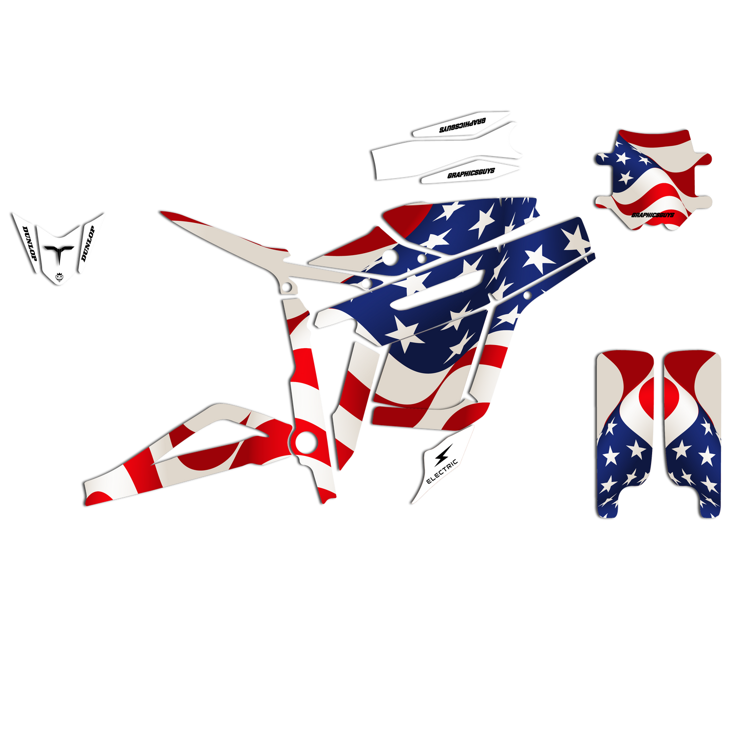 MERICA - FULL GRAPHICS KIT