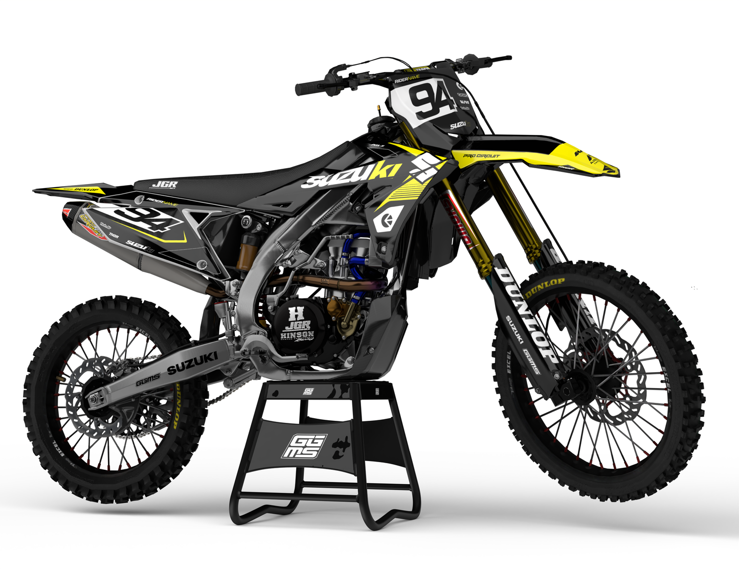SHARP BLACK - FULL GRAPHICS KIT