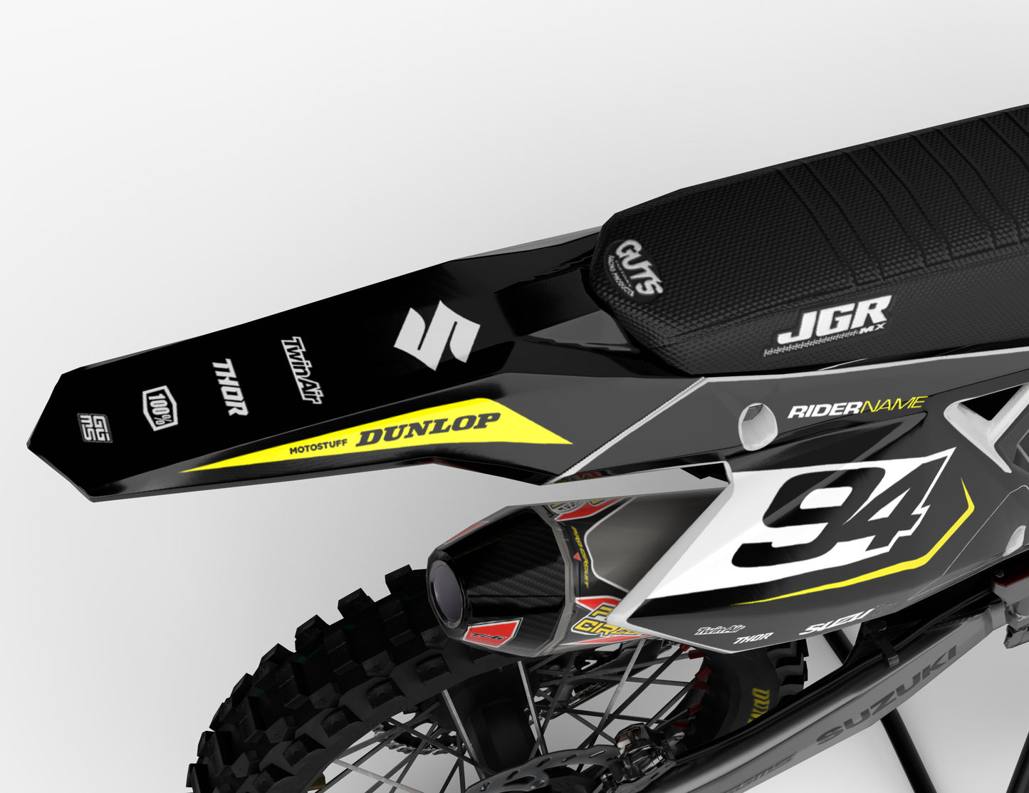 SHARP BLACK - FULL GRAPHICS KIT