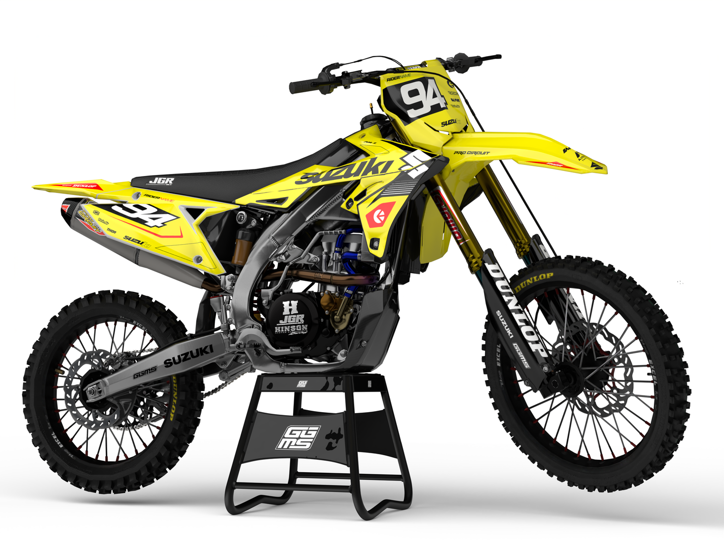 SHARP YELLOW - FULL GRAPHICS KIT