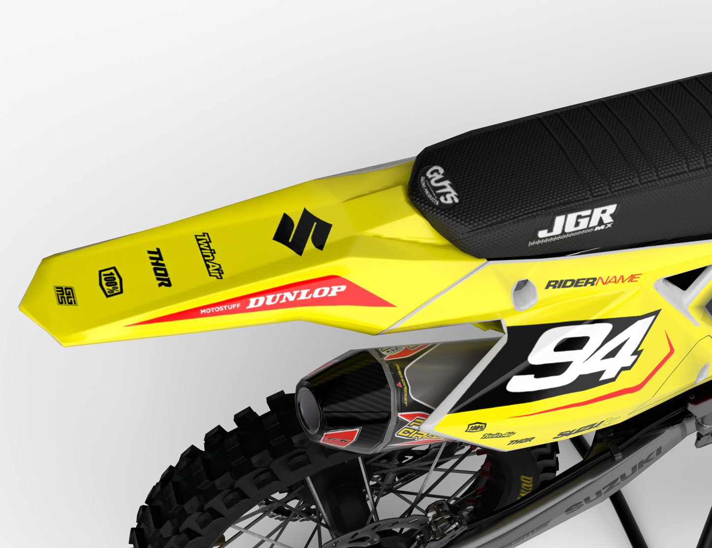SHARP YELLOW - FULL GRAPHICS KIT