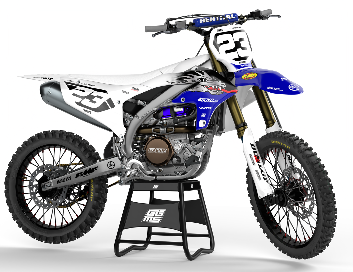 TROY BLUE - FULL GRAPHICS KIT