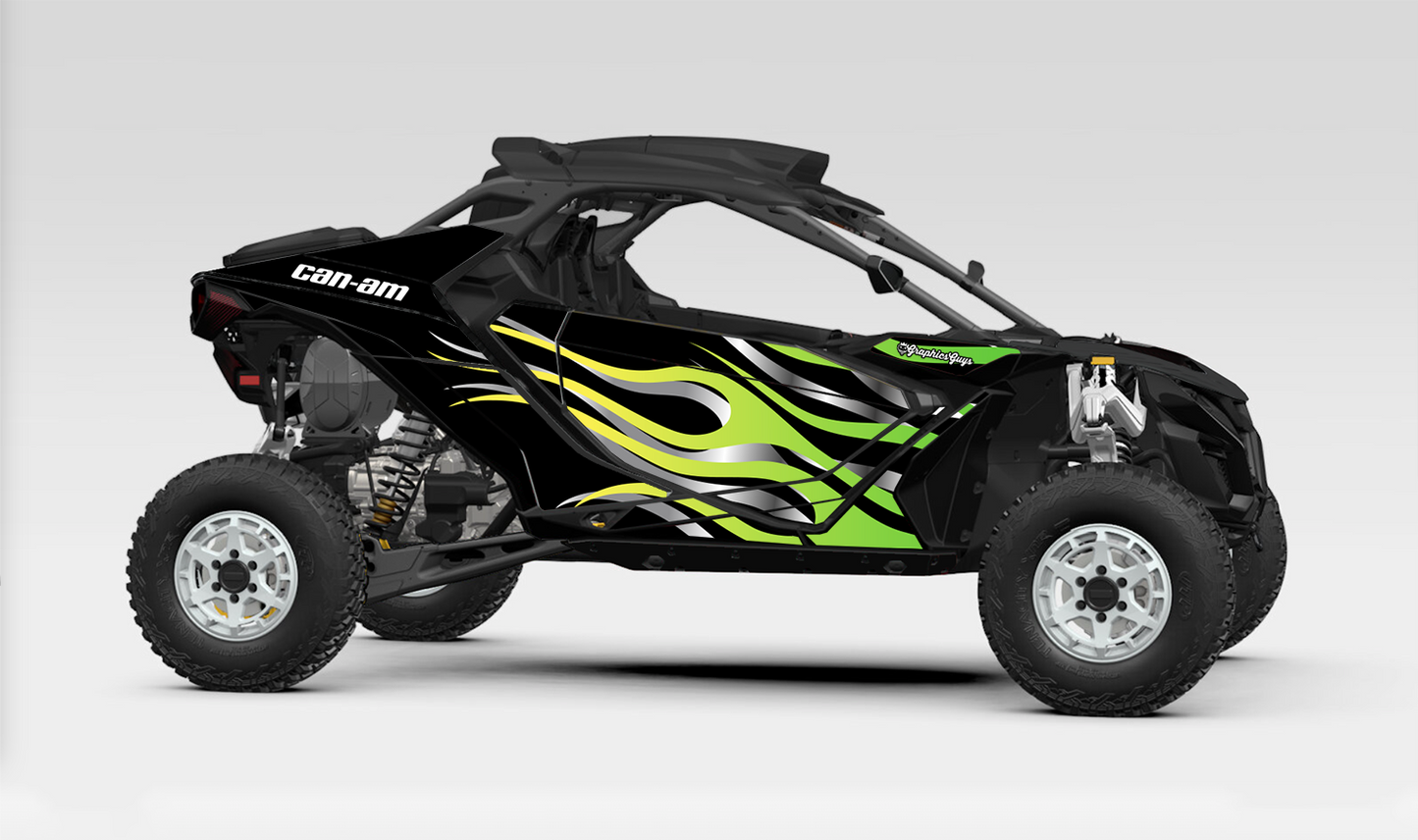 CAN-AM MAVERICK R - GREEN FIRE