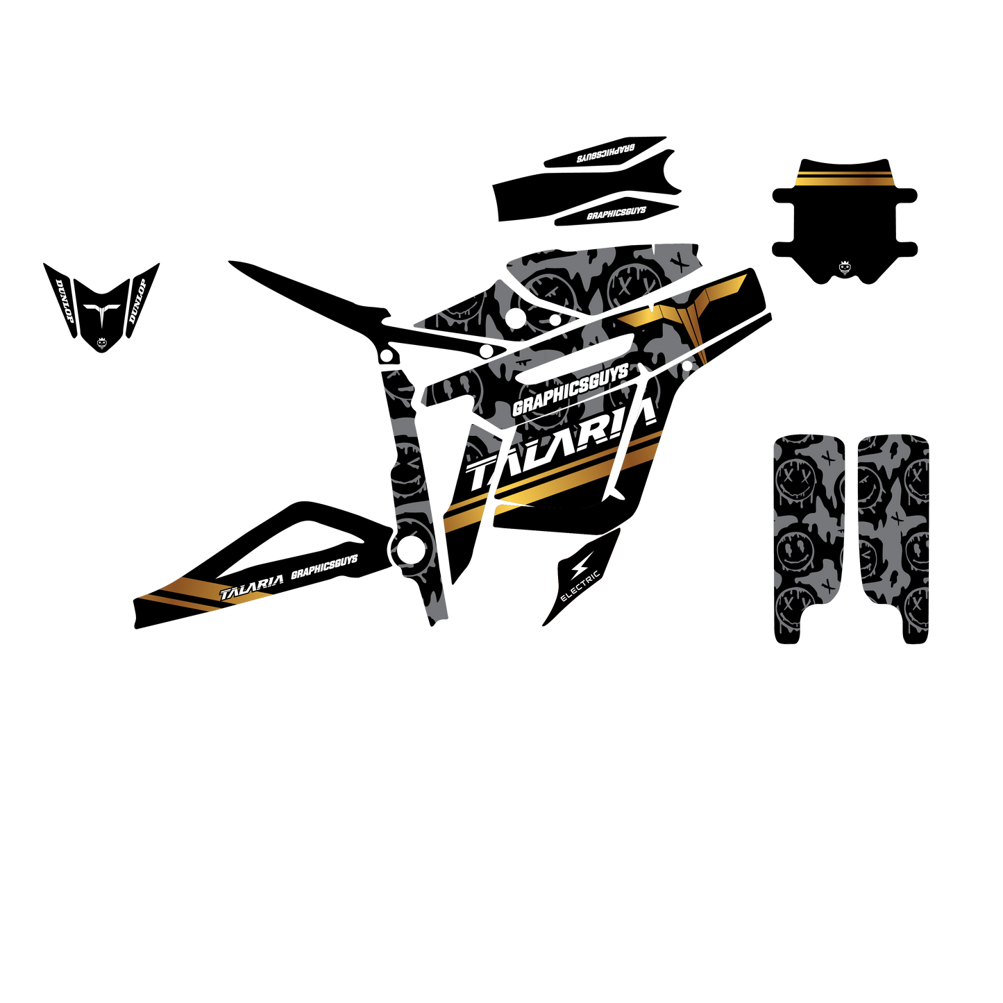 GHOST - FULL GRAPHICS KIT