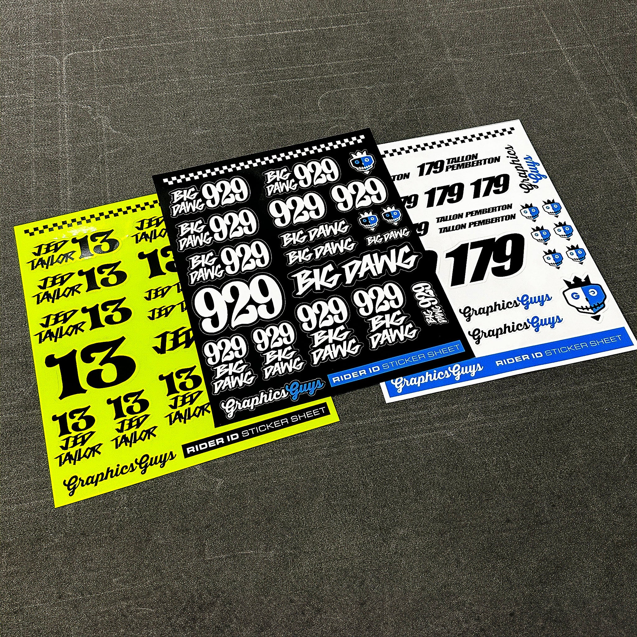 Ripper - Sticker Sheets – Graphics Guys Motorsports