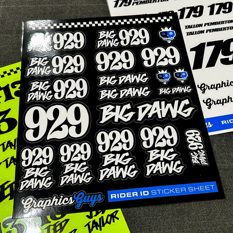Ripper - Sticker Sheets β Graphics Guys Motorsports