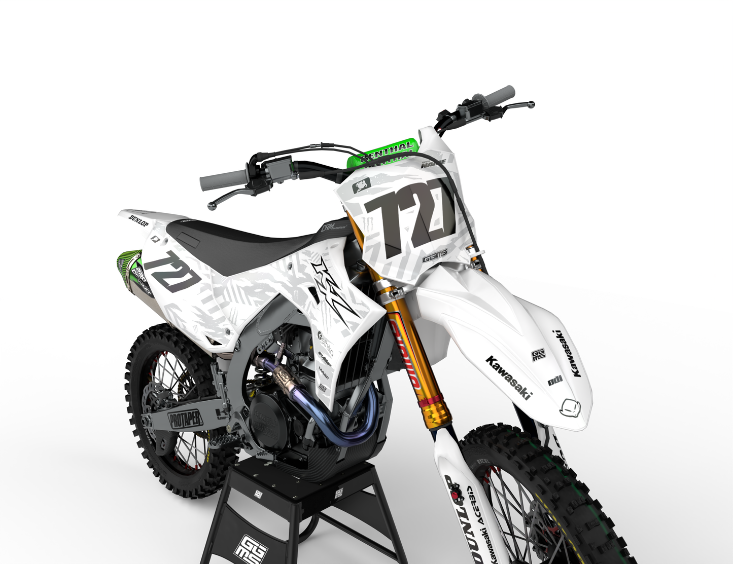 TEAR WHITE - FULL GRAPHICS KIT