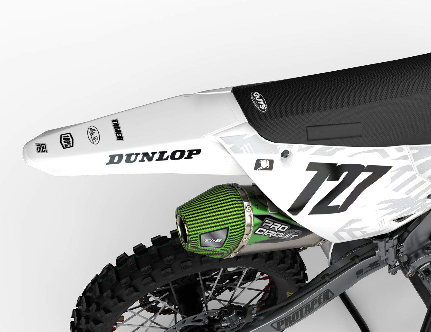 TEAR WHITE - FULL GRAPHICS KIT