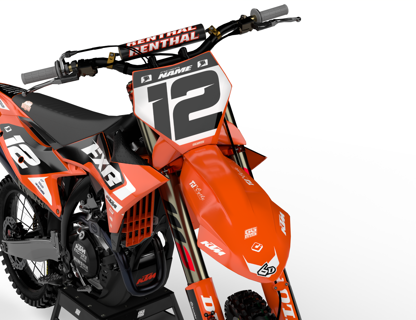 GLIDE ORANGE - FULL GRAPHICS KIT