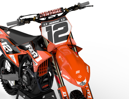 GLIDE ORANGE - FULL GRAPHICS KIT