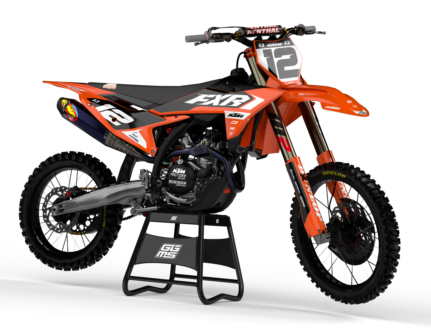 GLIDE ORANGE - FULL GRAPHICS KIT