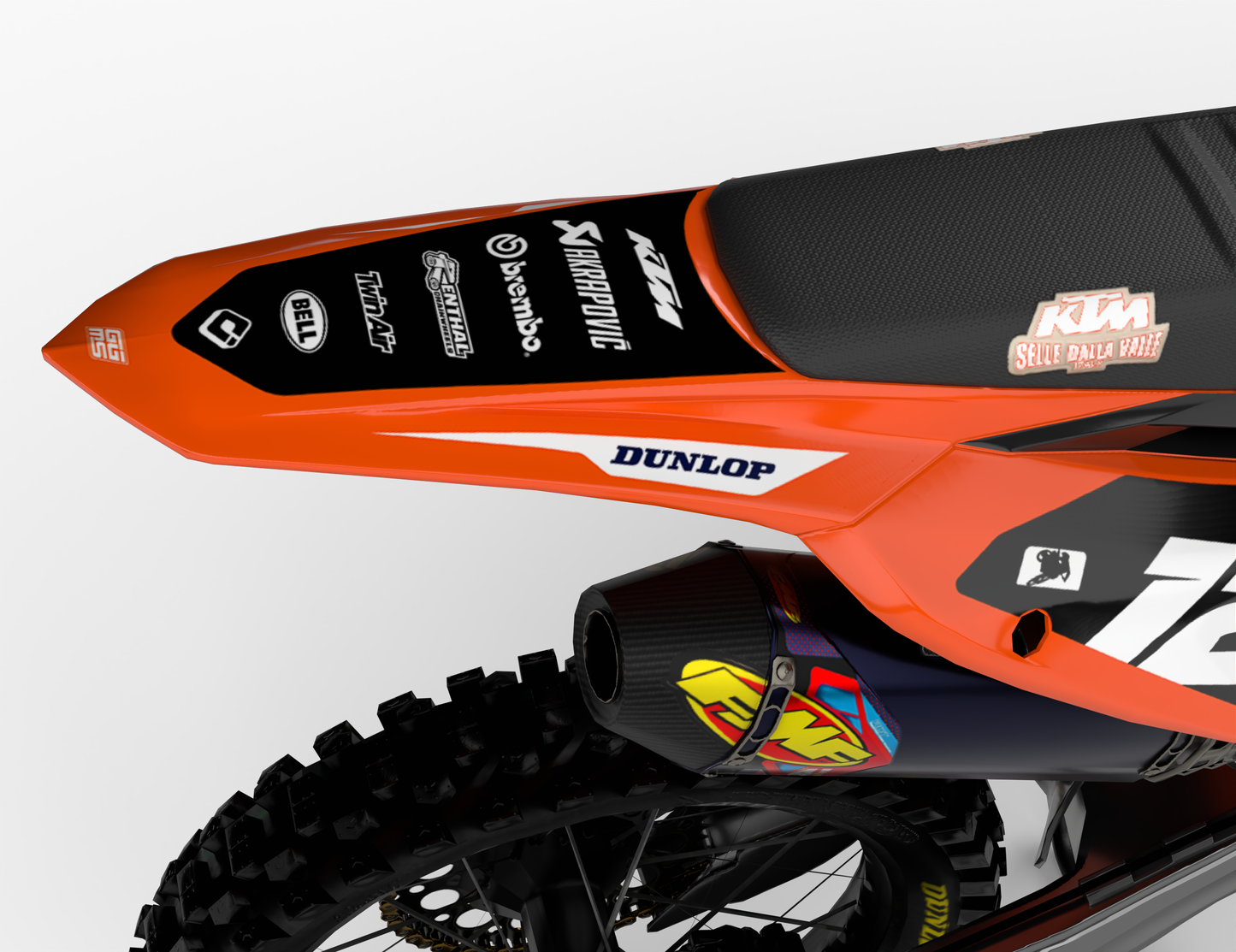 GLIDE ORANGE - FULL GRAPHICS KIT