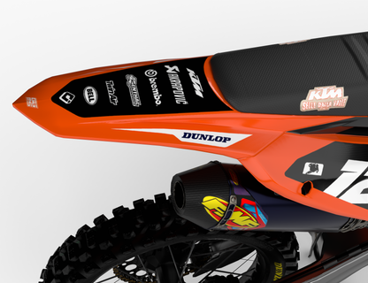 GLIDE ORANGE - FULL GRAPHICS KIT