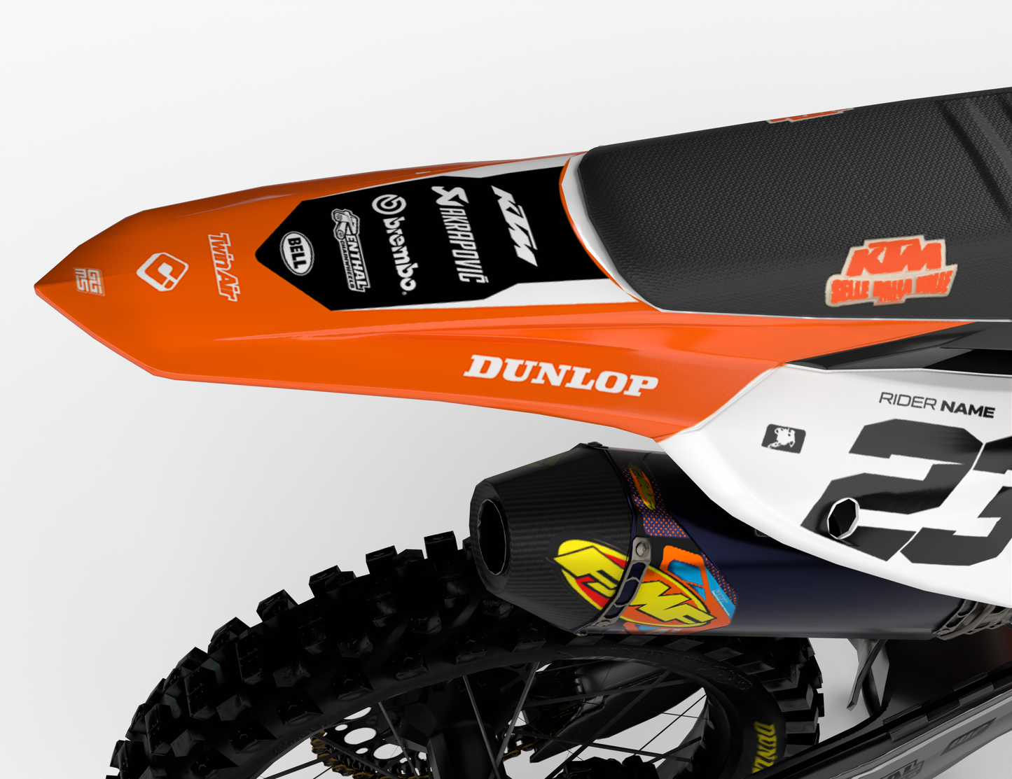 MOMENTUM ORANGE - FULL GRAPHICS KIT