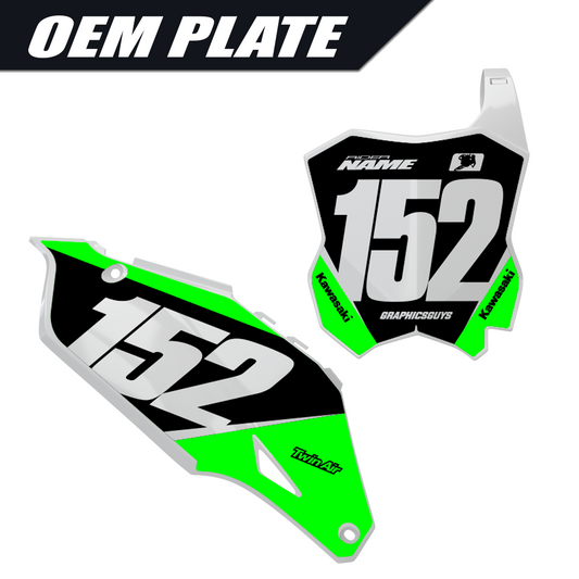 KAWASAKI OEM NUMBER PLATE