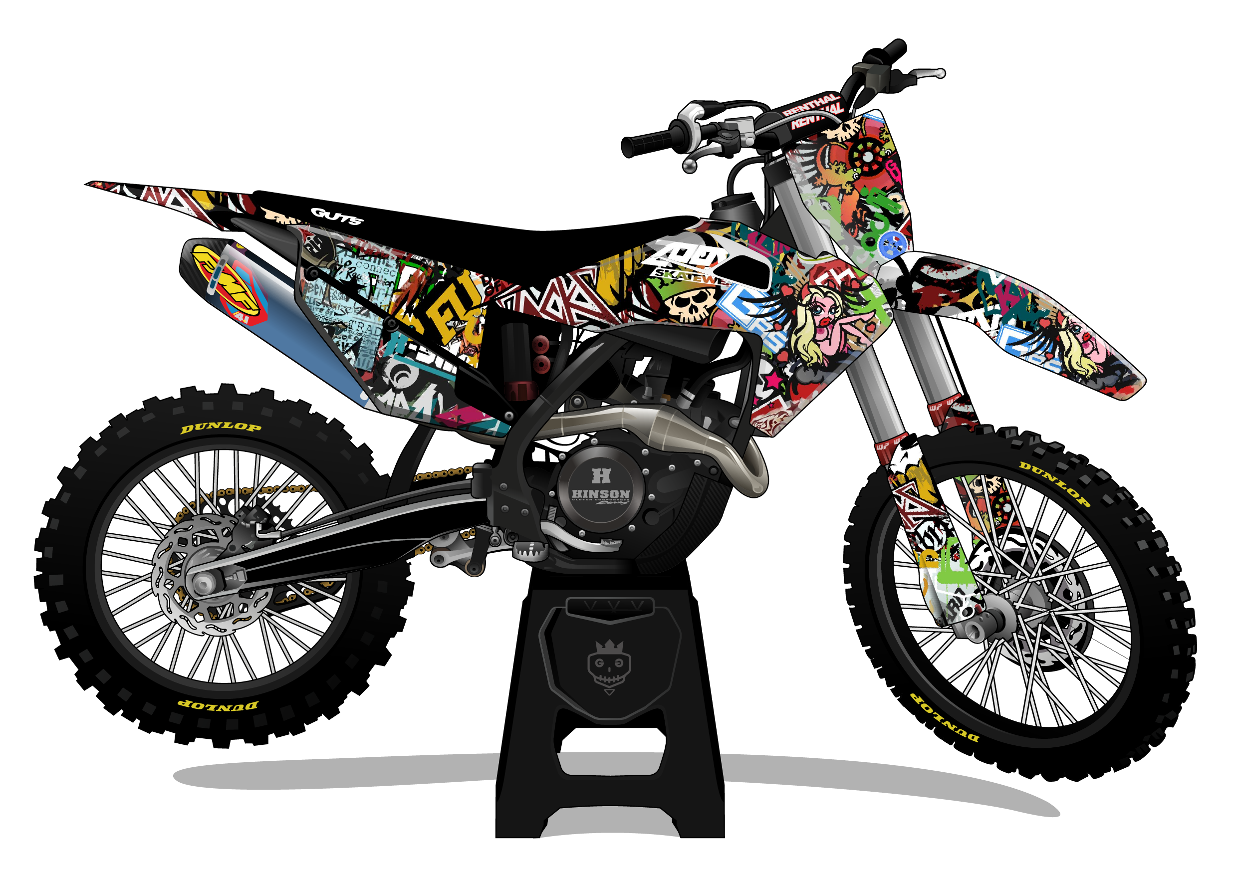 FREE RIDE - STICKER BOMB – GGMS