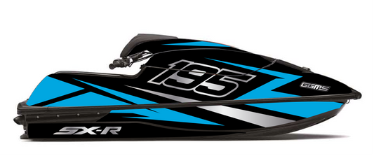 KAWASAKI SXR -SHOCK WAVE BLUE