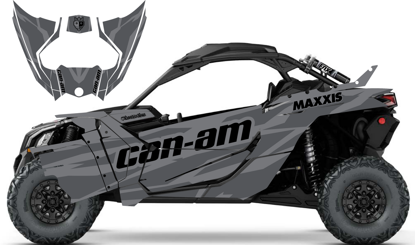 CAN-AM X3 - DESTRUCTION 2-TONE GREY