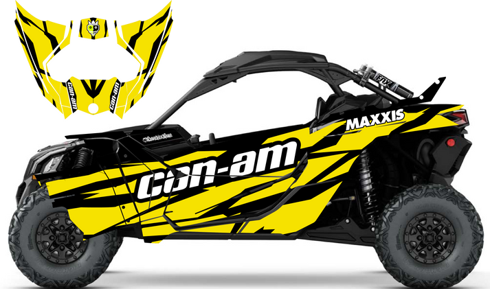 CAN-AM X3 - DESTRUCTION YELLOW – GGMS