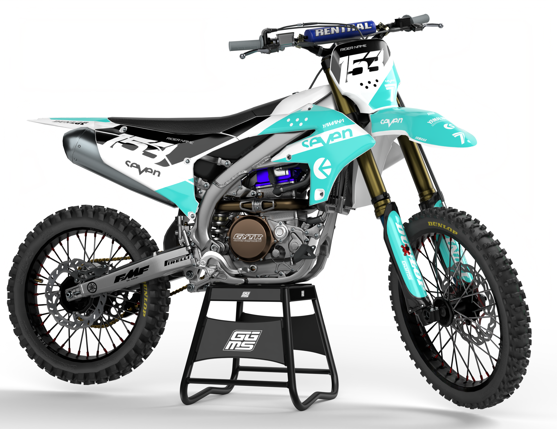 RHYTHM TEAL - FULL GRAPHICS KIT – GGMS