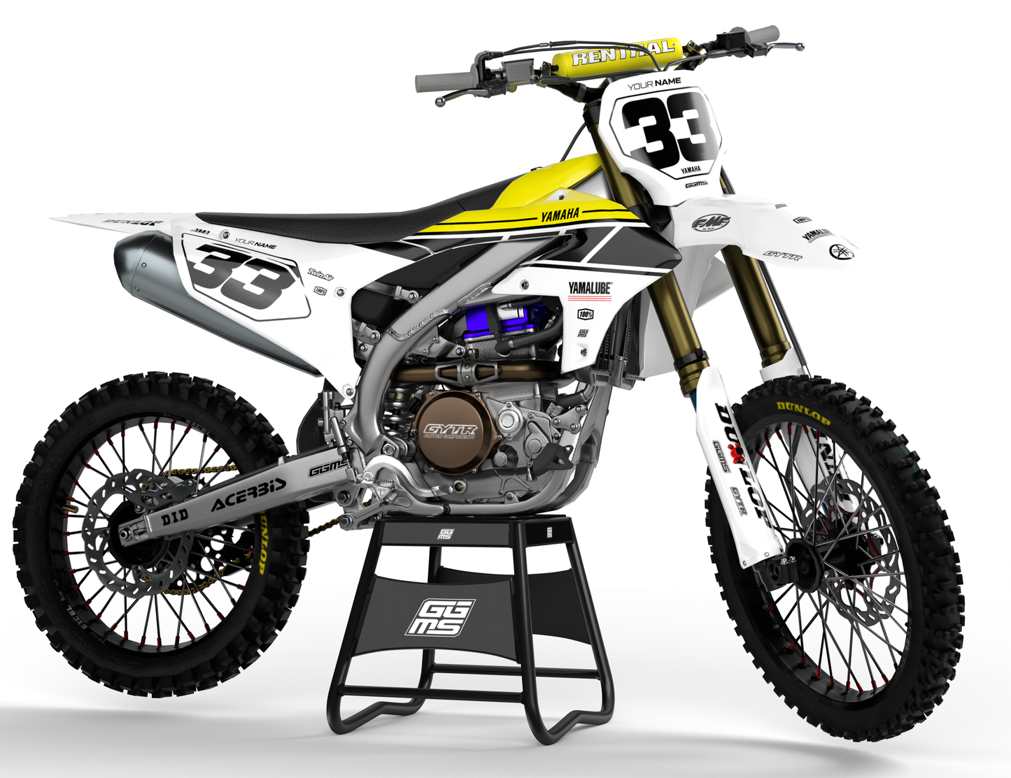 60TH ANNIVERSARY YELLOW - FULL GRAPHICS KIT