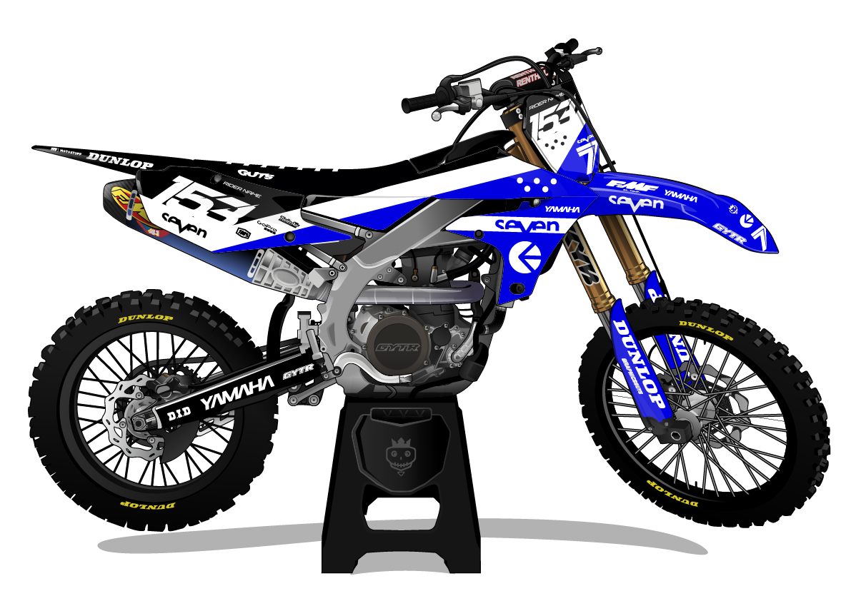 YAMAHA - RHYTHM BLUE – GraphicsGuys Motorsports