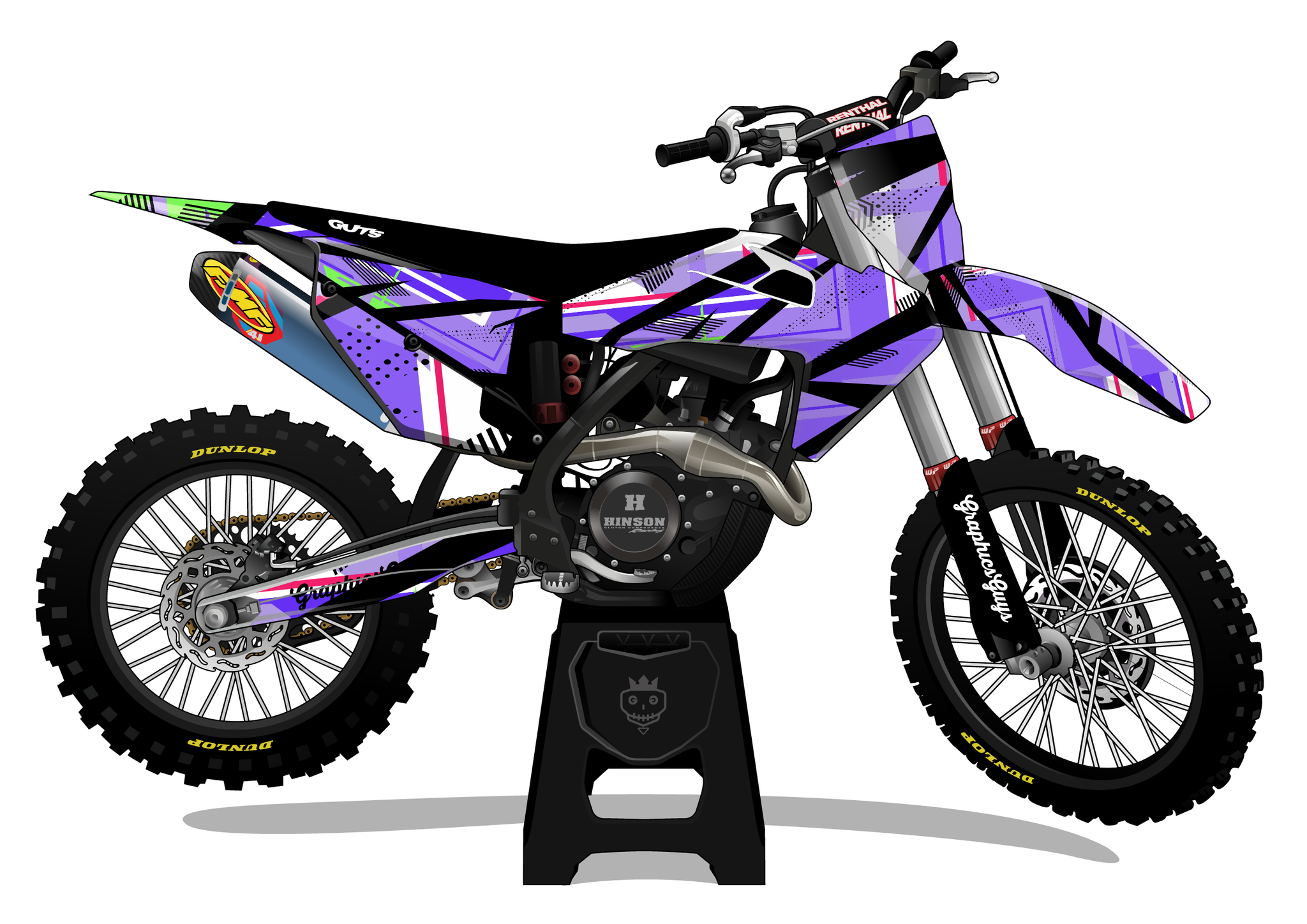 Long Rides Motorcycle Graphics FREE RIDE - DIGITAL – Graphics Guys Motorsports