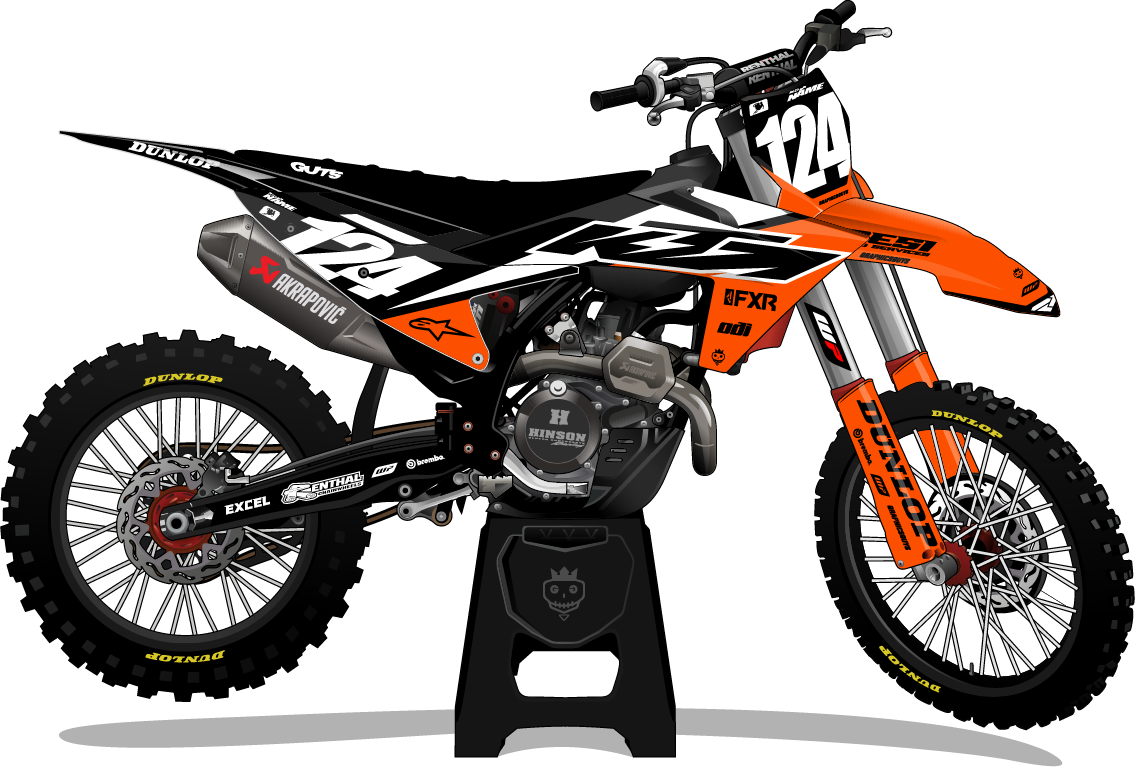 KTM - FLEX BLACK WHITE ORANGE