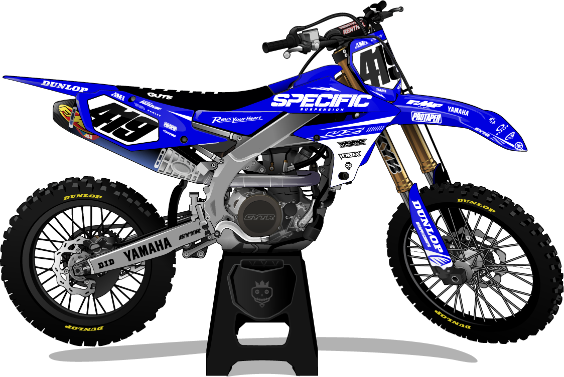 YAMAHA - DASH BLUE – Graphics Guys Motorsports